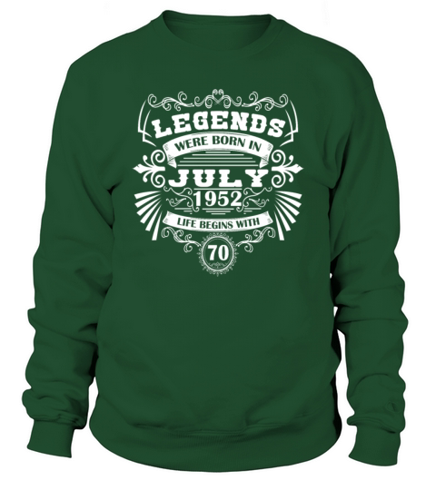 Funny Sayings for 50th Birthday July 1952 Vintage Sweatshirt Unisex