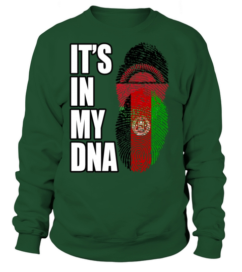 Malawian And Afghanistan Mix Heritage DNA Flag Sweatshirt Unisex