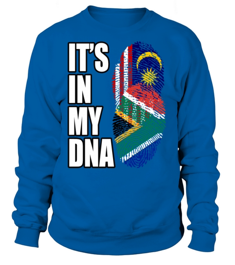 Malaysian And South African Mix Heritage DNA Flag Sweatshirt Unisex