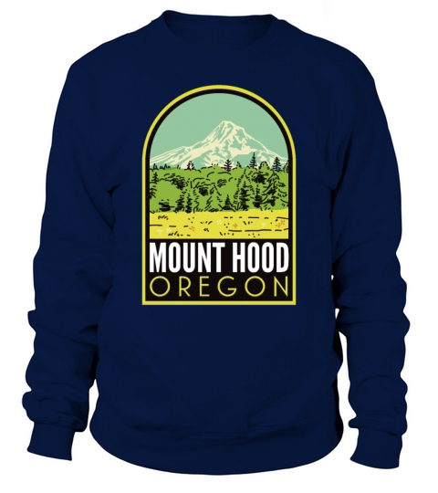 Mount Hood Oregon Vintage Sweatshirt Unisex
