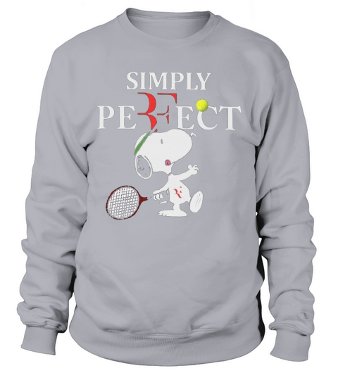 Roger Federer  Snoopy Simply Pefect Sweatshirt Unisex