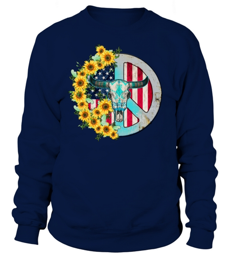 USA Western Patriotic Vintage Design Sweatshirt Unisex