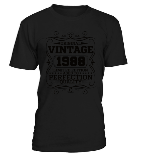 Vintage 1988 Original Limited Edition T-Shirt Unisex