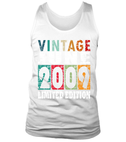 2009 vintage born in June gift Tank Top Unisex