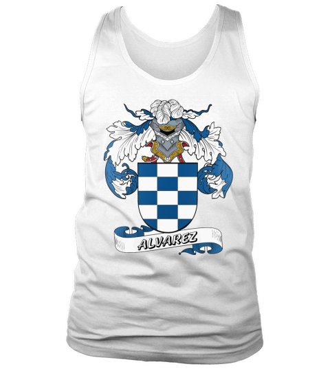Alvarez Family Crest Spanish Family Crests Tank Top Unisex