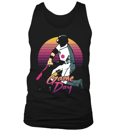 Baseball Fan Vintage Retro Batter Tank Top Unisex
