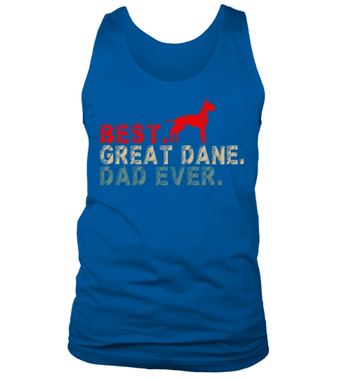 Best Great Dane Dog Dad Vintage Tank Top Unisex