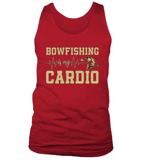 Bowfishing Cardio Fisherman Fish Hunting Bowfisher Tank Top Unisex