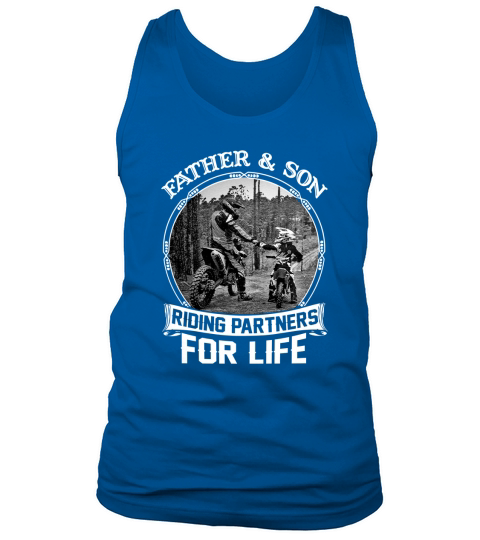Father and Son Riding partners for life Tank Top Unisex