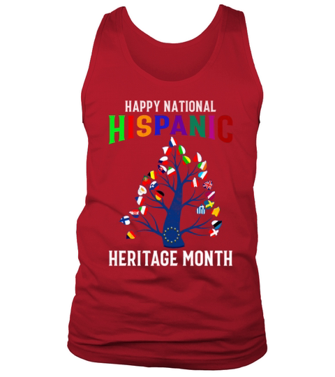 Happy National Hispanic Heritage Month - Latina Fl Tank Top Unisex