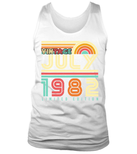 July 1982 40th Birthday Tank Top Unisex