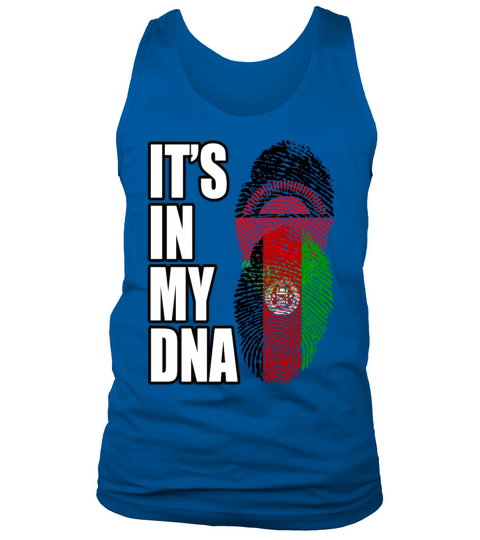 Malawian And Afghanistan Mix Heritage DNA Flag Tank Top Unisex