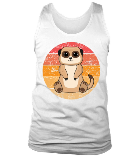 Meerkat Lovers Retro Gift Funny Animals Tank Top Unisex