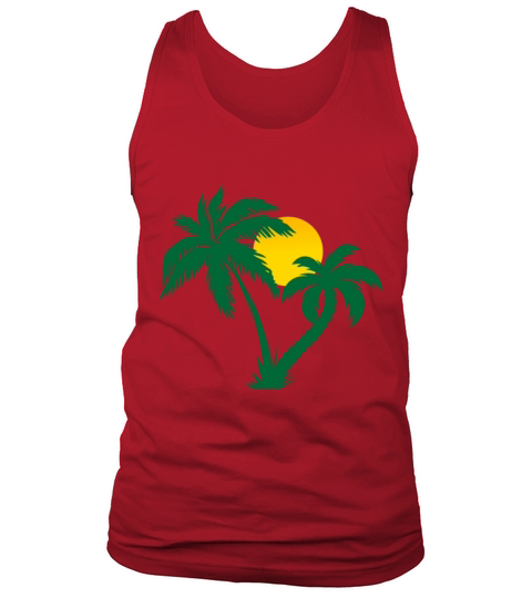 palm trees Tank Top Unisex