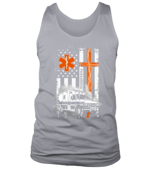 Paramedic American Flag Proud Men Women Tank Top Unisex