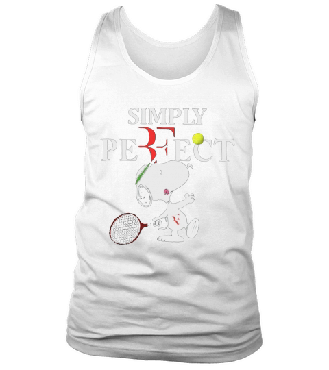 Roger Federer  Snoopy Simply Pefect Tank Top Unisex