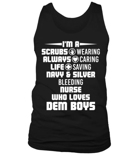 Scrubs Wearing Always Caring Life Saving Nurse Tank Top Unisex