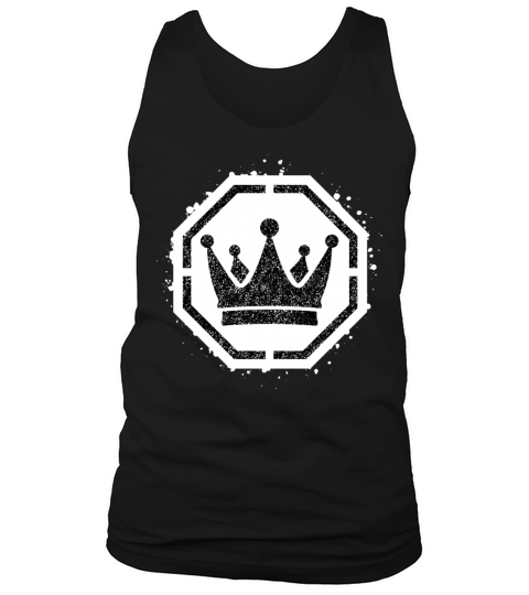 Sponge stencil Crown inside octagon Tank Top Unisex