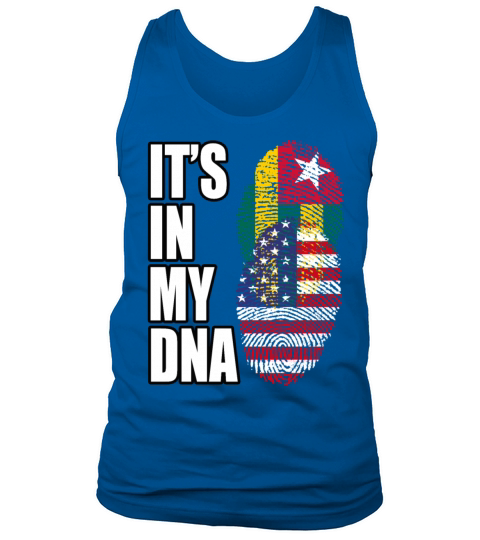 Togolese And American Mix Heritage DNA Flag Tank Top Unisex