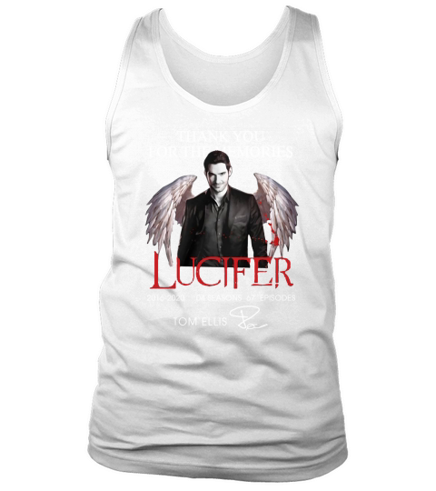 Tom Ellis Thank you for the memories Lucifer signature shirt Tank Top Unisex