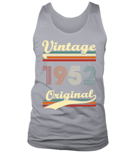 Vintage 1952 original 70 years anniversary Tank Top Unisex