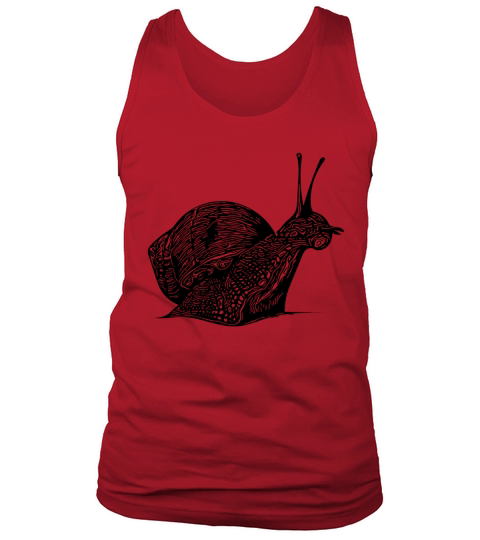Vintage Realistic Snail Tank Top Unisex