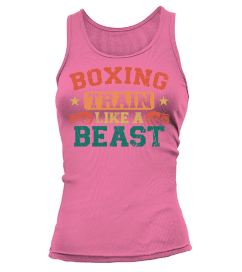 Boxing Vintage Boxing Train Like A Tank top Woman