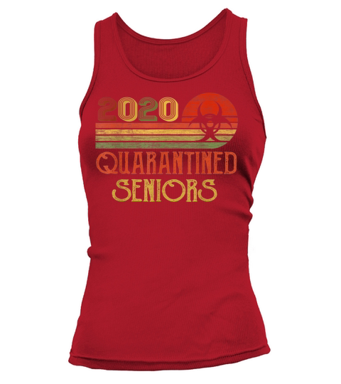 Class Of 2020 Senior Quarantine Funny Graduation Vintage T-Shirt Tank top Woman