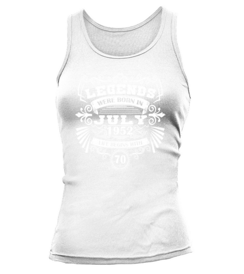 Funny Sayings for 50th Birthday July 1952 Vintage Tank top Woman