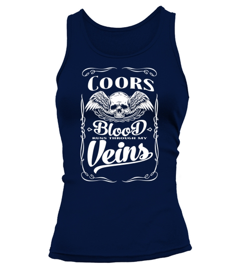 Funny Vintage Style Tshirt for Coors Tank top Woman