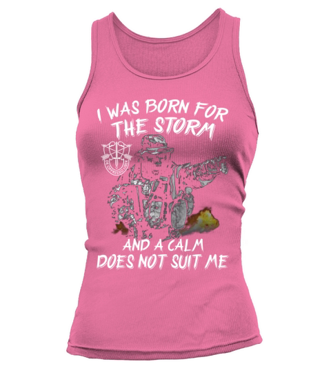 I was born for the storm and a clam does not suit  me Tank top Woman
