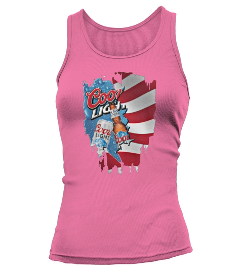 Independence Day 4th Of July Coors Light America Flag Tank top Woman