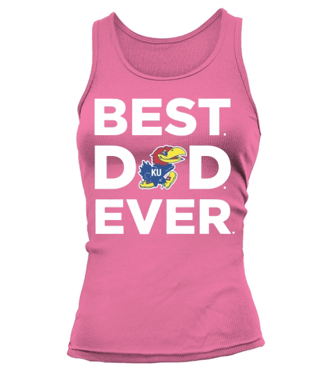 Kansas Jayhawks_Best Dad Ever Tank top Woman