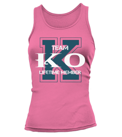 KO Shirts - Team KO Lifetime Member Name Shirts Tank top Woman