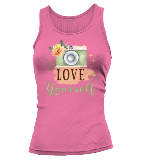 Love Yourself Motivational Quote Gift Tank top Woman