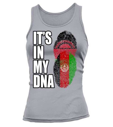 Malawian And Afghanistan Mix Heritage DNA Flag Tank top Woman