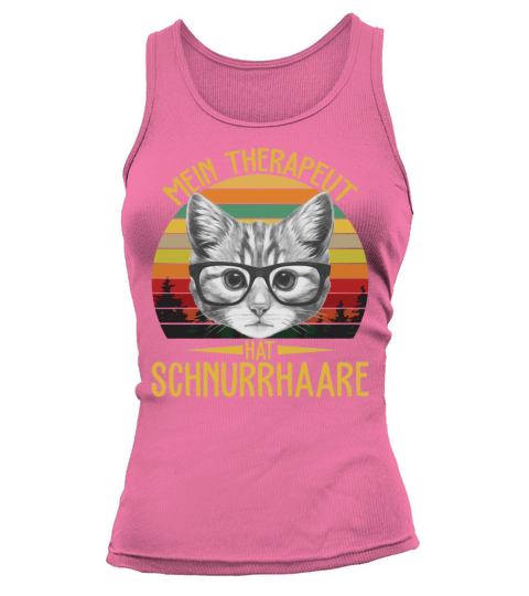 Mein Therapeut Hat Schnurrhaare Vintage Funny Tank top Woman