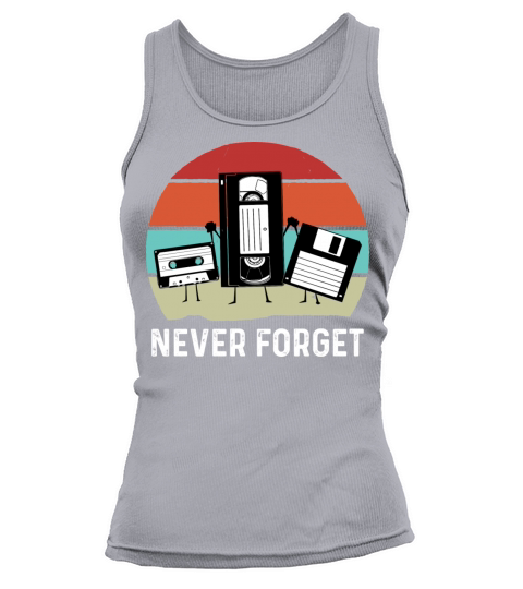 Never Forget Vintage Cassette Tape Tank top Woman