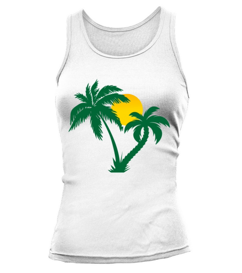 palm trees Tank top Woman