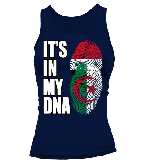 Syrian And Algerian Vintage Heritage DNA Flag Tank top Woman