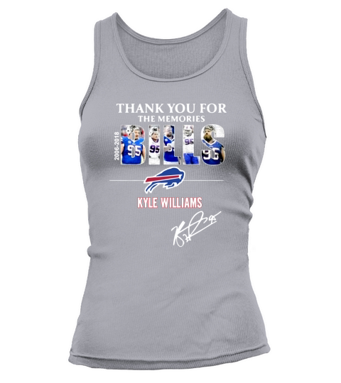 Thank you for the memories Bills Kyle Williams 95 Tank top Woman