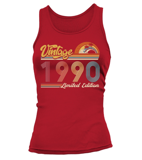 Vintage "Limited Edition" Vintage 1990 Birthday Tank top Woman