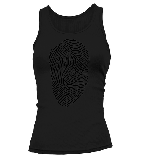 Weißer Fingerabdruck Männer Tank top Woman