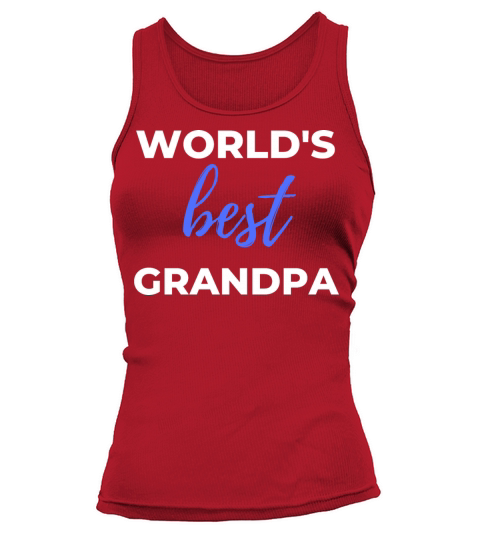 Worlds Best Grandpa Tank top Woman