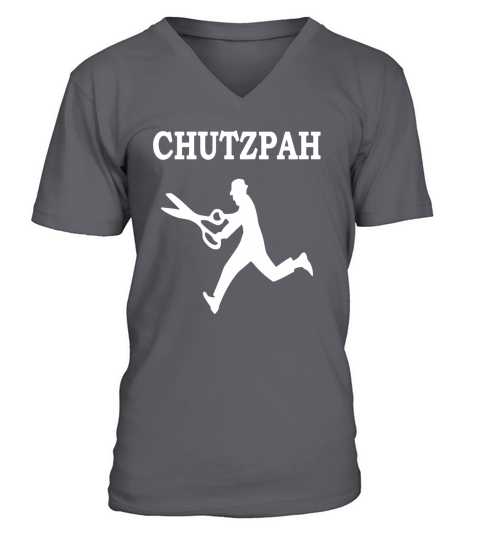 Chutzpah - Mens Hoodie V-Neck T-shirt