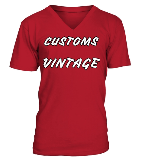 customs Vintage gift V-Neck T-shirt
