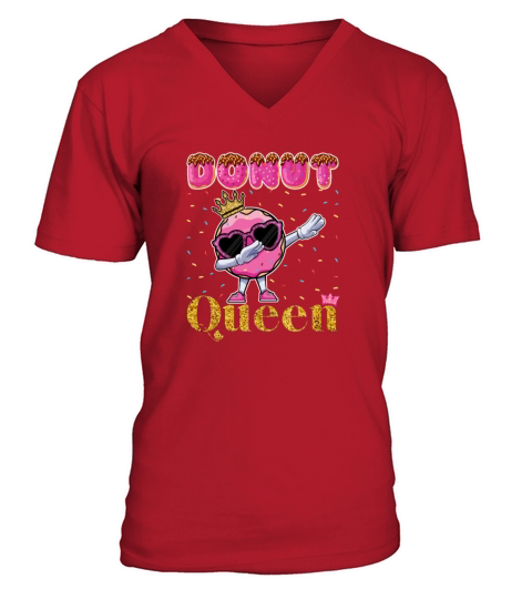 Dab Dance Style Doughnut Donut Lover - Dabbing V-Neck T-shirt