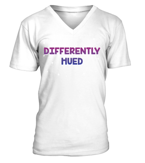 Differently Hued Bisexual LGBTQ Bi Pride V-Neck T-shirt