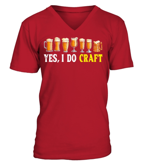 Drinkers Brewing Making Life Powered By Craft Beer V-Neck T-shirt