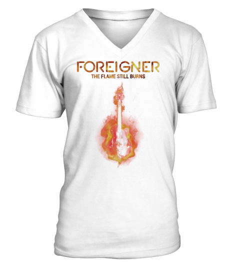 Foreigner band Tshirt V-Neck T-shirt